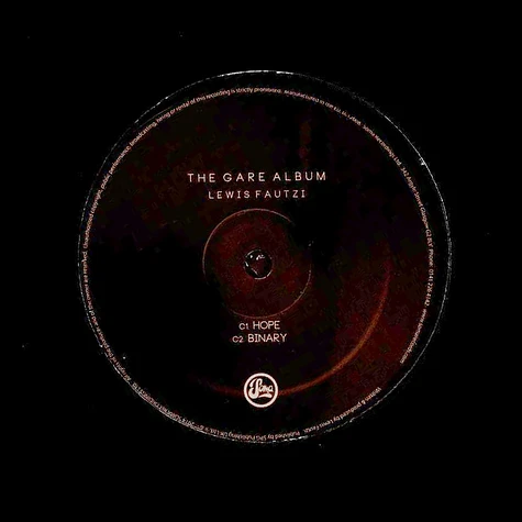 Lewis Fautzi - The Gare Album (No Cover)