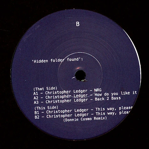 Christopher Ledger - NRG EP