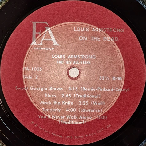 Louis Armstrong - On The Road