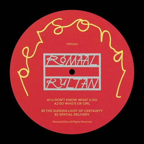 Romaal Kultan - The Sudden Light of Certainty EP