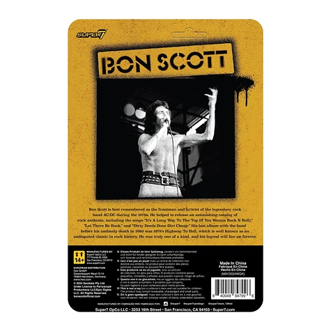 Bon Scott - Bon Scott (Leopard Print) - ReAction Figure