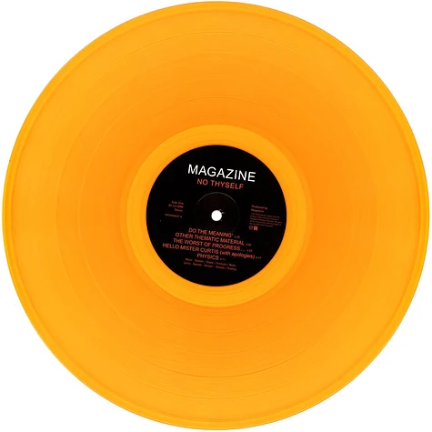 Magazine - No Thyself Orange Vinyl Edition