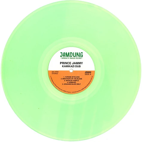 Prince Jammy - Kamikazi Dub HHV Exclusive Lime Green Vinyl Edition