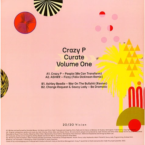 Crazy P, Ashley Beedle, Ashrr, Change Request & Saucy Lady - Crazy P Curate Volume One