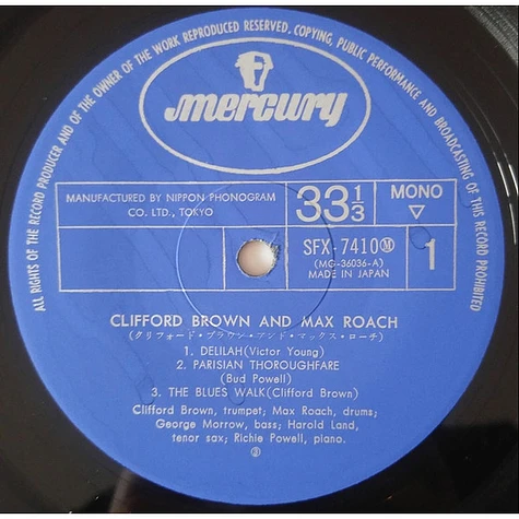 Clifford Brown And Max Roach - Clifford Brown And Max Roach