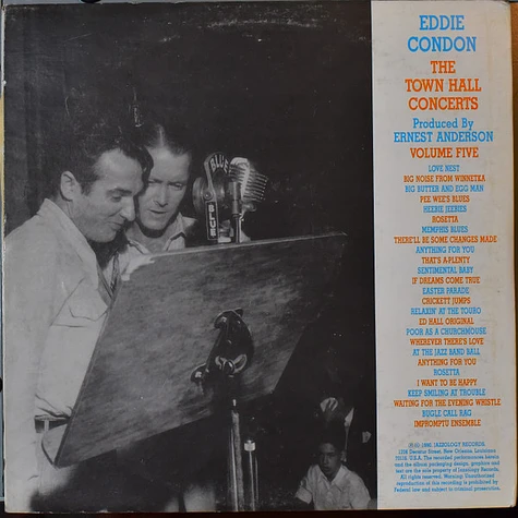 Eddie Condon - The Town Hall Concerts, Vol. Five