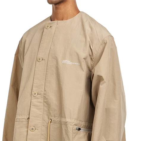 CMF Outdoor Garment - Collarless Coat (Beige) | HHV