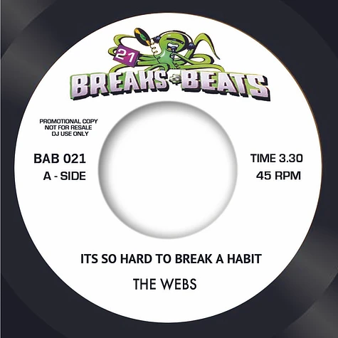 THE WEBS / GAMITH - It's Hard To Break A Habit / Darkness