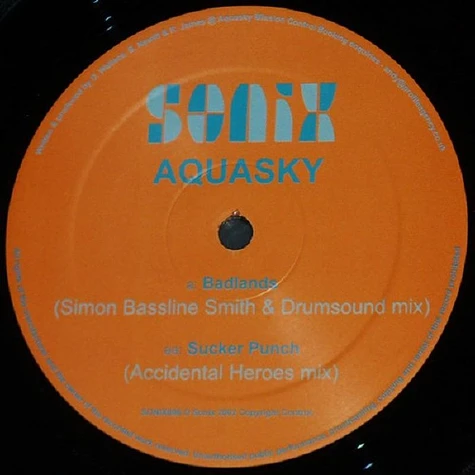 Aquasky - Badlands (Drumsound & Bassline Smith Remix) / Sucker Punch (Accidental Heroes Rmx)