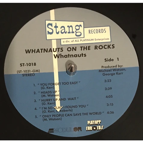 The Whatnauts - Whatnauts On The Rocks