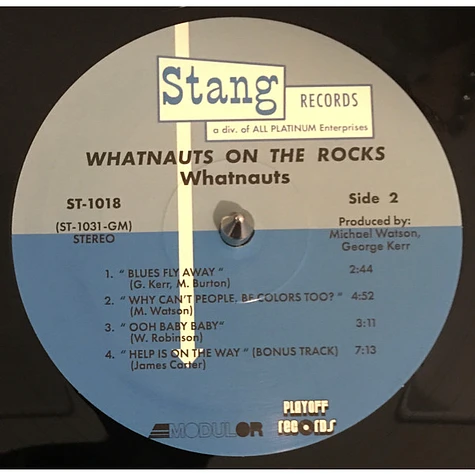 The Whatnauts - Whatnauts On The Rocks