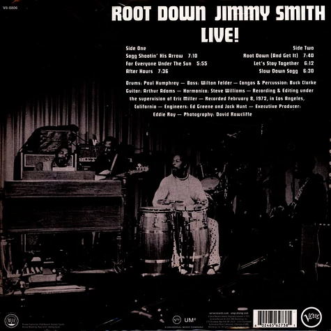 Jimmy Smith - Root Down - Jimmy Smith Live! Acoustic Sounds