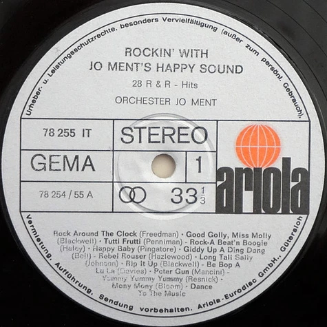 Jo Ment's Happy Sound - Rockin With Jo Ment's Happy Sounds