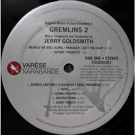 Jerry Goldsmith - OST Gremlins 2 The New Batch