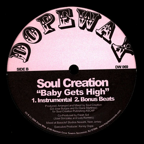 Soul Creation - Baby Gets High