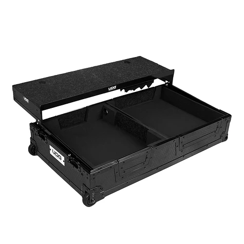 UDG - Ultimate Flight Case Single Turntable Battle / PLX-CRSS12 & 10"/12" Mixer Plus (Laptop Shelf, Trolley & Wheels)