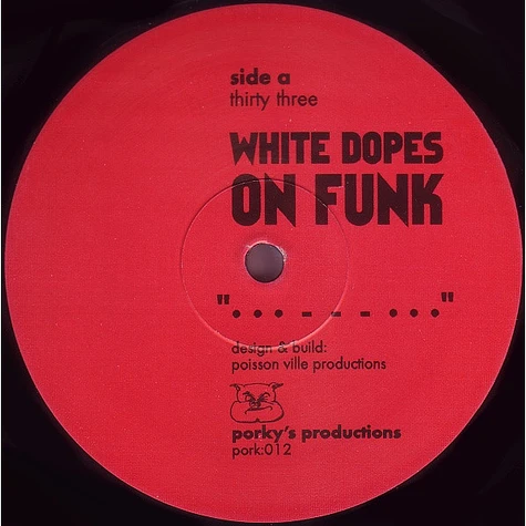 White Dopes On Funk - Ne Plus Ultra