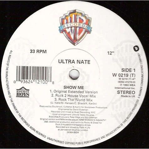 Ultra Nate - Show Me