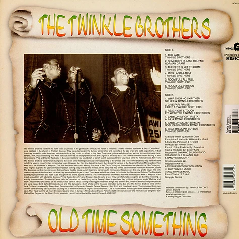 Twinkle Brothers - Old Time Something