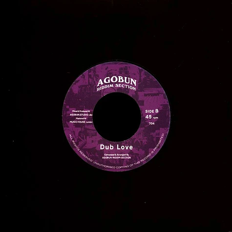 Agobun Riddim Section - One Love / Dub Love