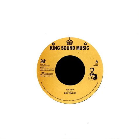 Rod Taylor / King Sound Music Band - Sign Up / Version