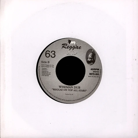 Barry Isaac / Reggae On Top All Stars - Wiseman / Dub