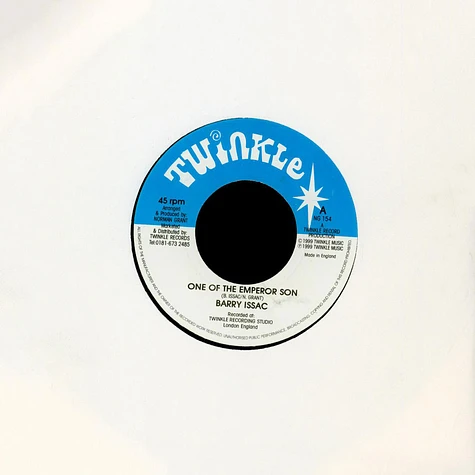 Barry Isaacs / Twinkle Riddim Section - One Of The Emperor Son / Dub