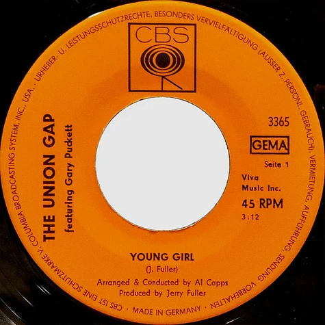 Gary Puckett & The Union Gap - Young Girl