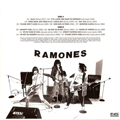 Ramones - Rare Ramones Volume 1