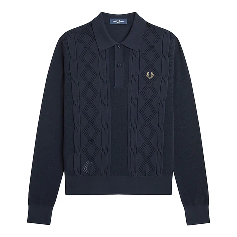 Fred Perry - Textured Knitted Polo Shirt