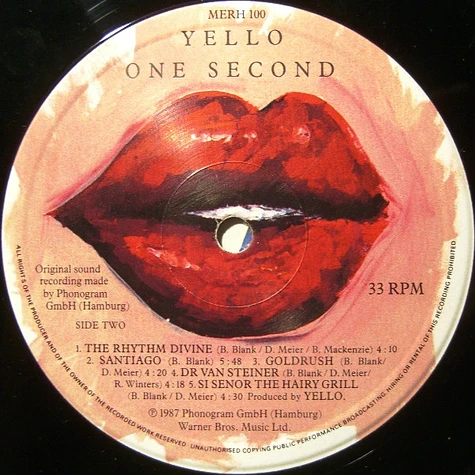 Yello - One Second