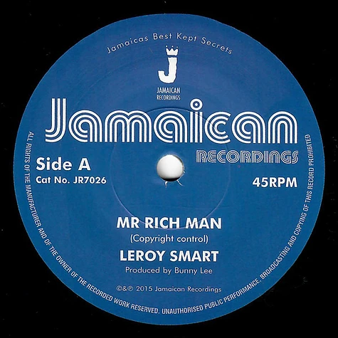 Leroy Smart - Mr Rich Man