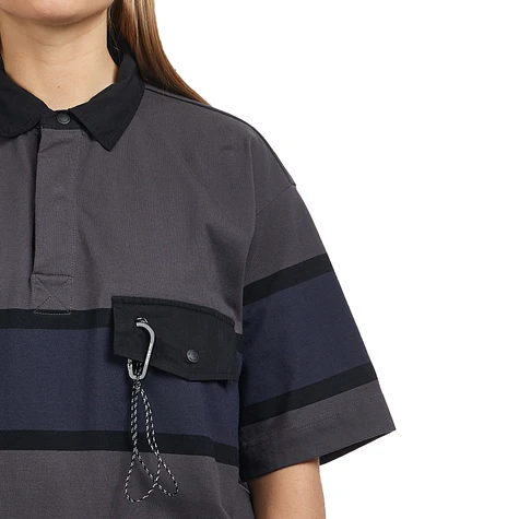 Gramicci x and wander - Tech Rugby Shirt (Charcoal) | HHV