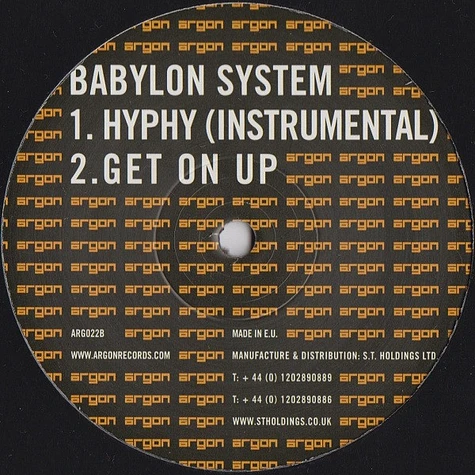 Babylon System Featuring Candy Vox / Babylon System - Hyphy / Get On Up