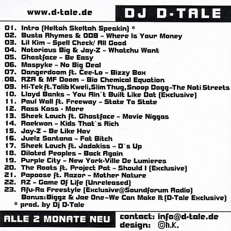 DJ D-Tale - Tale #11