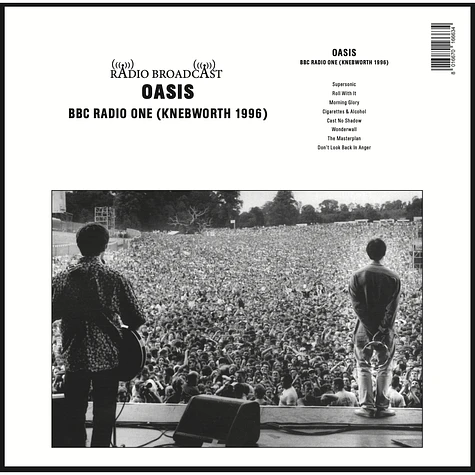 Oasis - Bbc Radio One Knebworth 1996