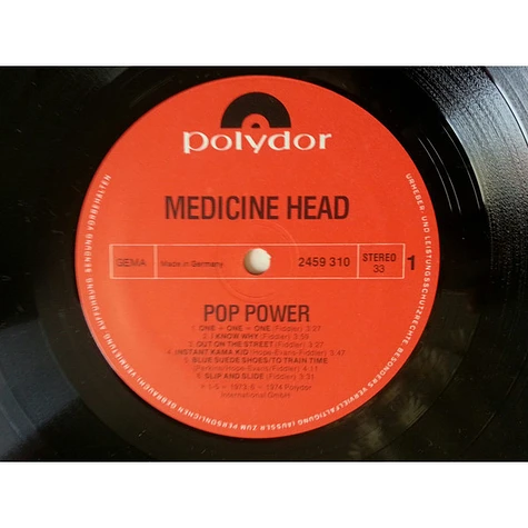 Medicine Head - Pop Power