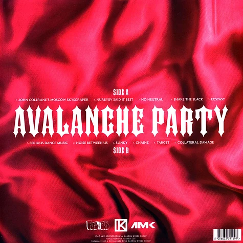 Avalanche Party - Der Traum Uber Alles Black Vinyl Edition