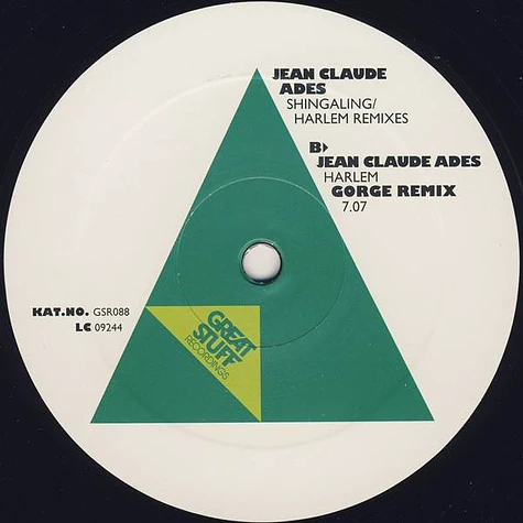 Jean-Claude Ades - Shingaling / Harlem Remixes