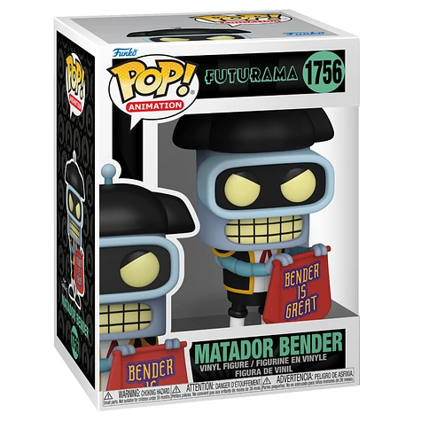 Funko - POP TV: Futurama S4 - Matador Bender