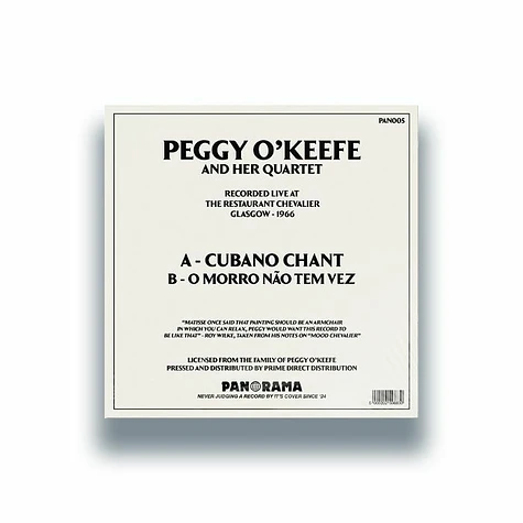 Peggy O' Keefe - Cubano Chant