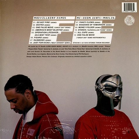 Madvillain (MF DOOM & Madlib) - Madvillainy Demos