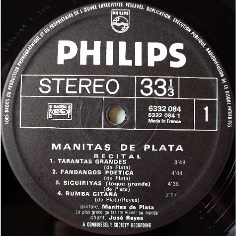 Manitas De Plata - Recital