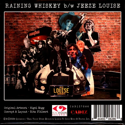 The Quireboys - Raining Whiskey Red Vinyl Edition