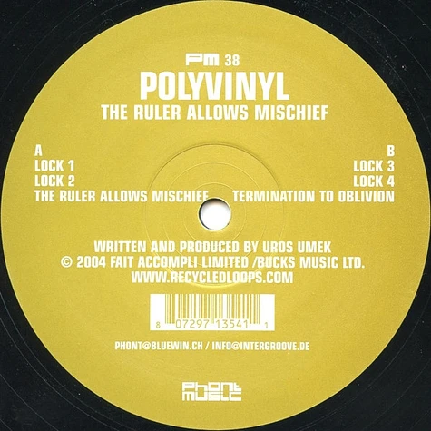 Polyvinyl - The Ruler Allows Mischief