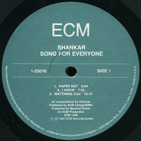 Shankar - Song For Everyone