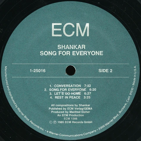 Shankar - Song For Everyone