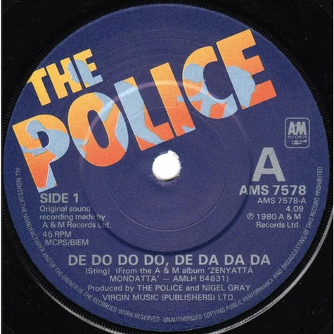 The Police - De Do Do Do, De Da Da Da