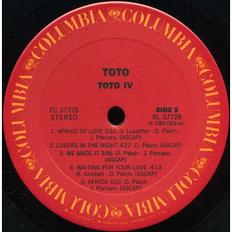 Toto - Toto IV