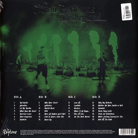 Reytons - Clifton Park Live Green Vinyl Edition